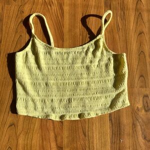 Pacsun yellow tank top